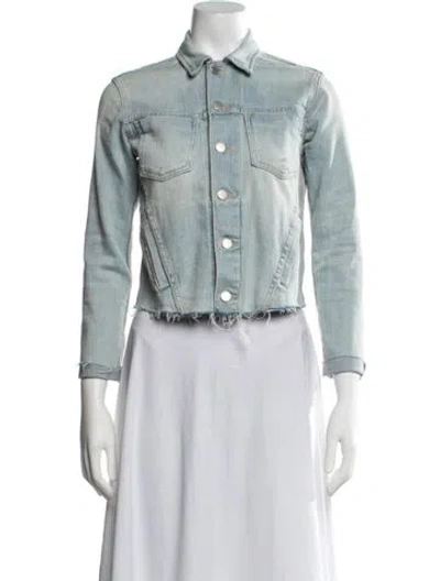 Pre-owned L'agence Denim Jacket In Blue