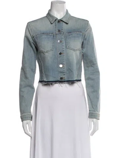 Pre-owned L'agence Denim Jacket In Blue