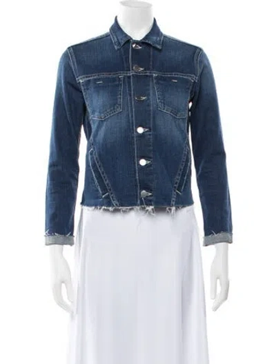 Pre-owned L'agence Denim Jacket In Blue
