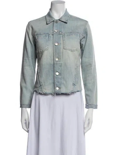Pre-owned L'agence Denim Jacket In Blue