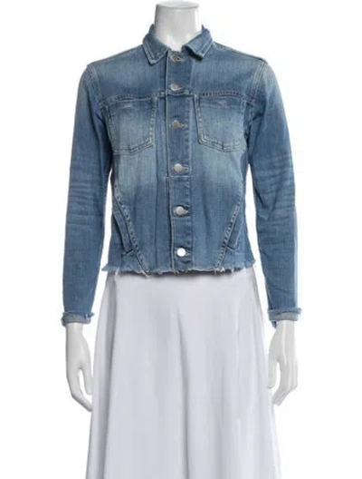 Pre-owned L'agence Denim Jacket In Blue
