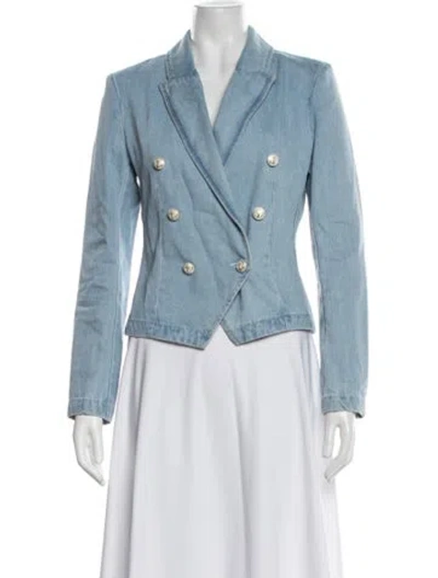 Pre-owned L'agence Denim Jacket In Blue