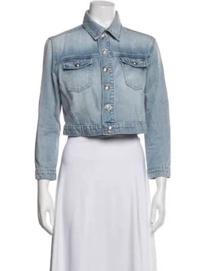 Pre-owned L'agence Denim Jacket In Blue