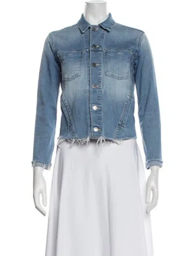 Pre-owned L'agence Denim Jacket In Blue