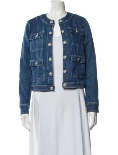 Pre-owned L'agence Denim Jacket In Blue