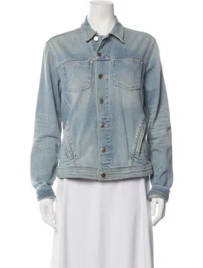 Pre-owned L'agence Denim Jacket In Blue