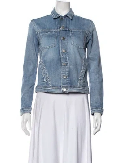 Pre-owned L'agence Denim Jacket In Blue