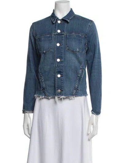 Pre-owned L'agence Denim Jacket In Blue