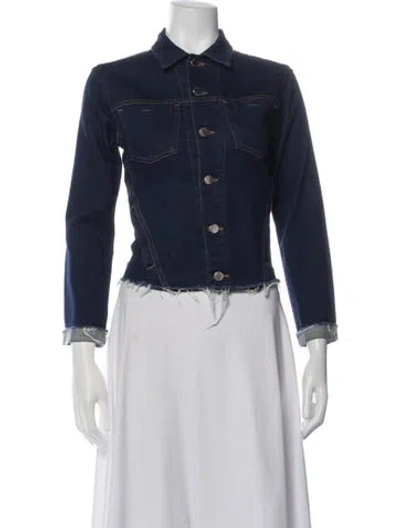 Pre-owned L'agence Denim Jacket In Blue