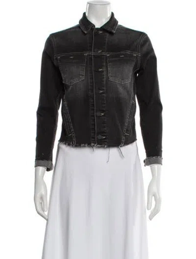 Pre-owned L'agence Denim Jacket In Gray