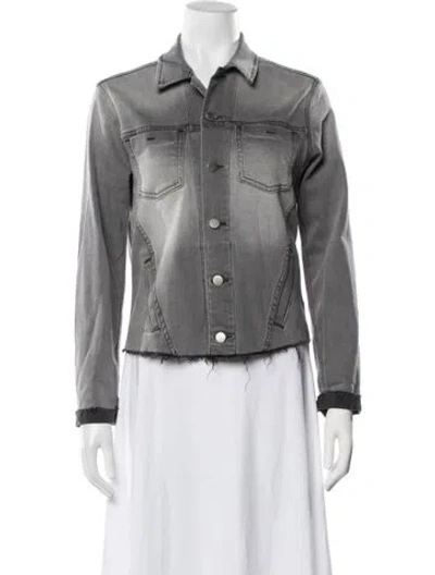 Pre-owned L'agence Denim Jacket In Grey