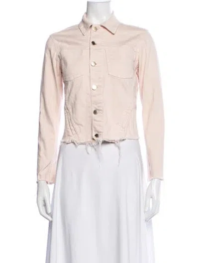 Pre-owned L'agence Denim Jacket In Neutrals