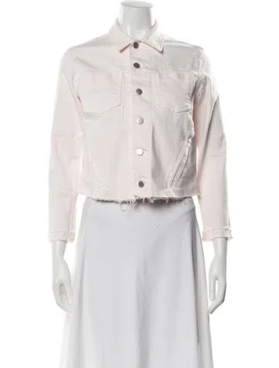 Pre-owned L'agence Denim Jacket In Pink