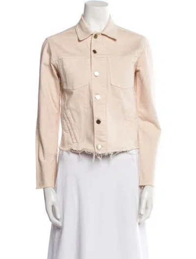Pre-owned L'agence Denim Jacket In Pink