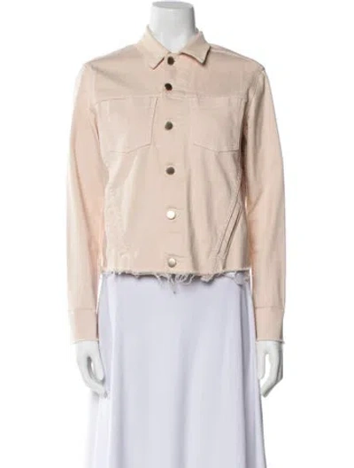 Pre-owned L'agence Denim Jacket In Pink
