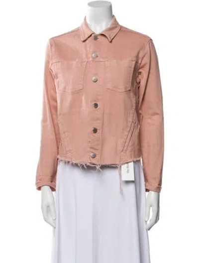 Pre-owned L'agence Denim Jacket In Pink