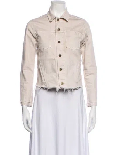 Pre-owned L'agence Denim Jacket In Pink