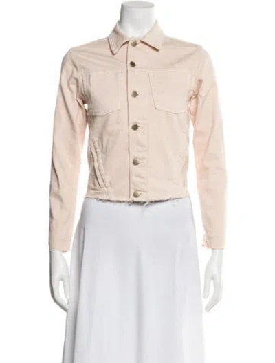 Pre-owned L'agence Denim Jacket In Pink