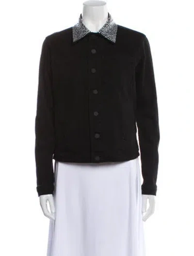 Pre-owned L'agence Denim Jacket W/ Tags In Black