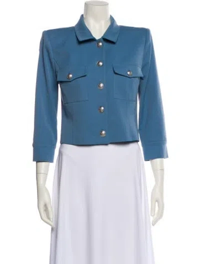 Pre-owned L'agence Denim Jacket W/ Tags In Blue