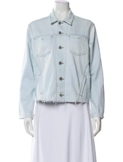 Pre-owned L'agence Denim Jacket W/ Tags In Blue