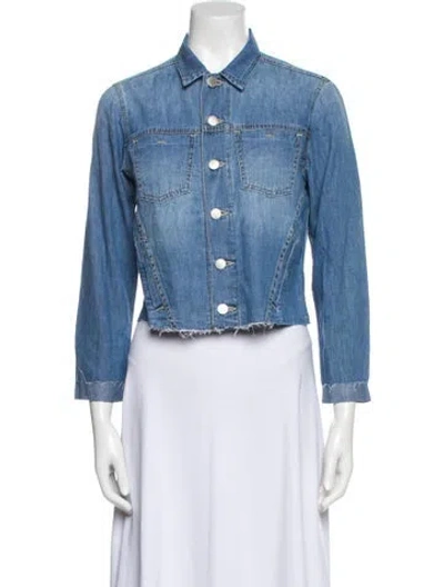 Pre-owned L'agence Denim Jacket W/ Tags In Blue