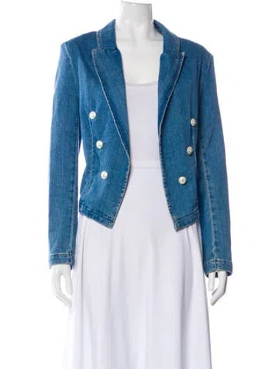 Pre-owned L'agence Denim Jacket W/ Tags In Blue