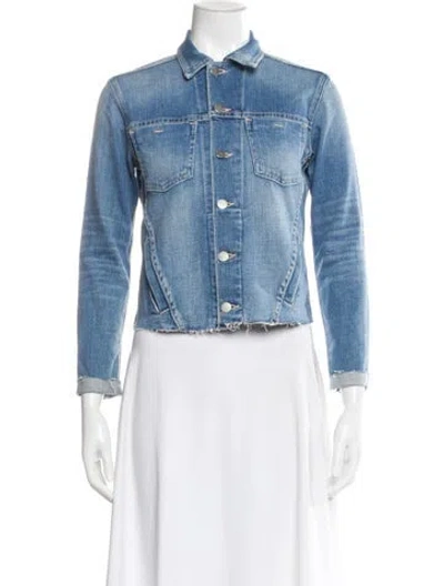 Pre-owned L'agence Denim Jacket W/ Tags In Blue