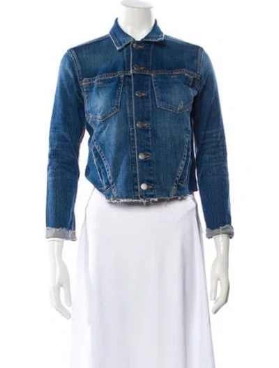 Pre-owned L'agence Denim Jacket W/ Tags In Blue