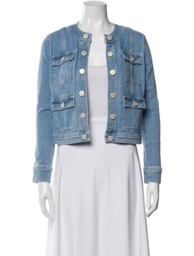 Pre-owned L'agence Denim Jacket W/ Tags In Blue