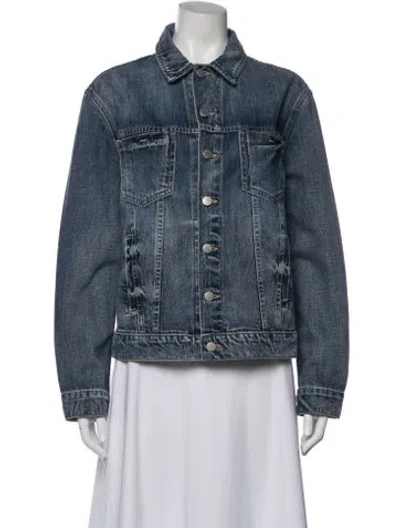 Pre-owned L'agence Denim Jacket W/ Tags In Blue