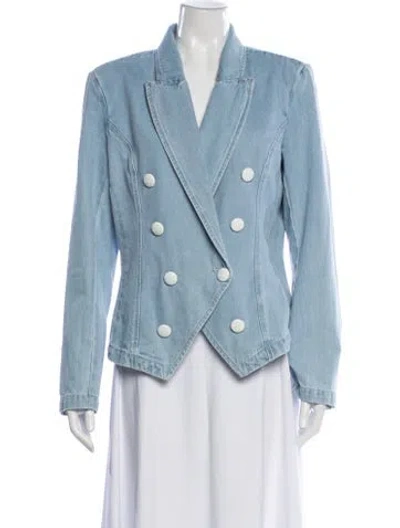 Pre-owned L'agence Denim Jacket W/ Tags In Blue