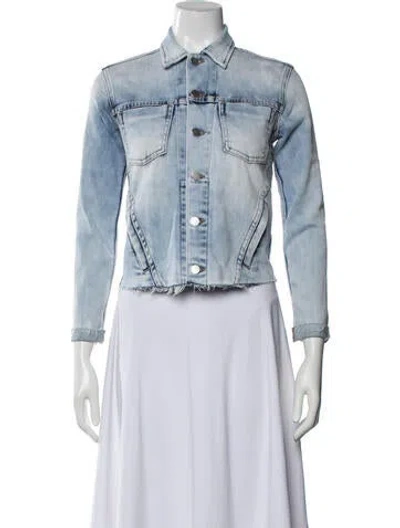 Pre-owned L'agence Denim Jacket W/ Tags In Blue