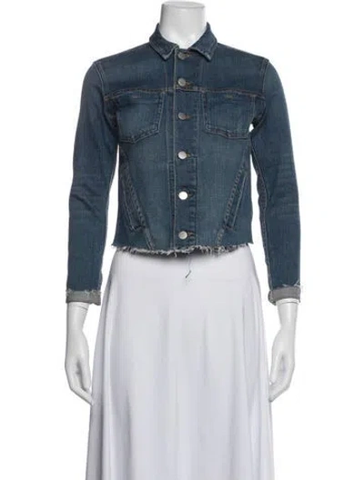 Pre-owned L'agence Denim Jacket W/ Tags In Blue
