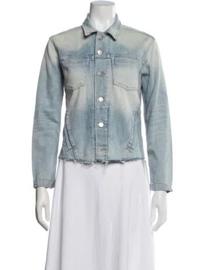 Pre-owned L'agence Denim Jacket W/ Tags In Blue