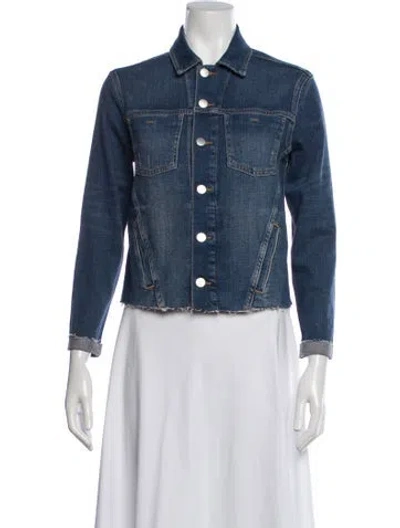 Pre-owned L'agence Denim Jacket W/ Tags In Blue