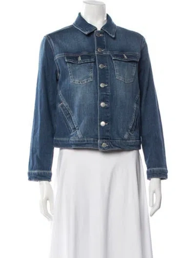 Pre-owned L'agence Denim Jacket W/ Tags In Blue