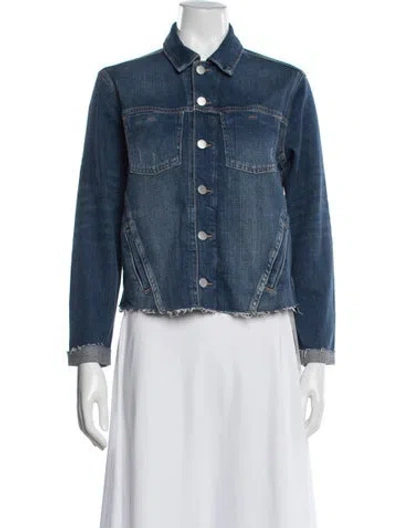 Pre-owned L'agence Denim Jacket W/ Tags In Blue
