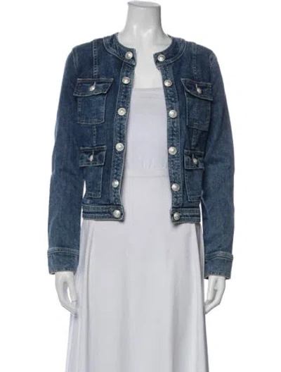 Pre-owned L'agence Denim Jacket W/ Tags In Blue