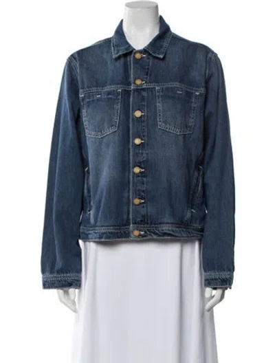 Pre-owned L'agence Denim Jacket W/ Tags In Blue