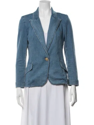 Pre-owned L'agence Denim Jacket W/ Tags In Blue