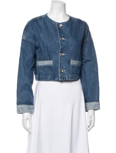 Pre-owned L'agence Denim Jacket W/ Tags In Blue
