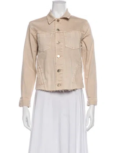Pre-owned L'agence Denim Jacket W/ Tags In Neutral