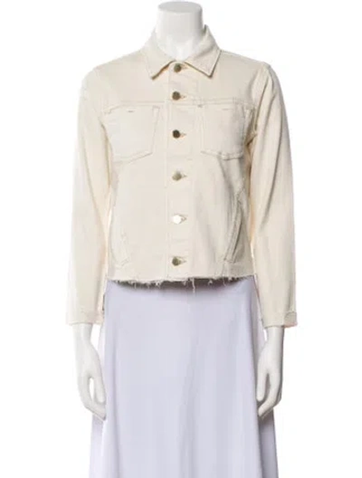 Pre-owned L'agence Denim Jacket W/ Tags In Neutral