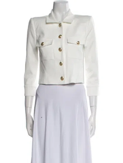 Pre-owned L'agence Denim Jacket W/ Tags In White