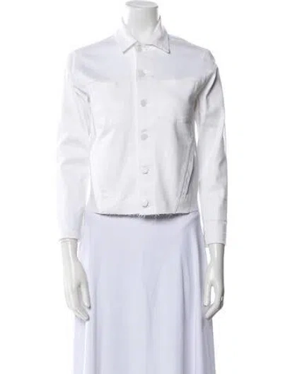 Pre-owned L'agence Denim Jacket W/ Tags In White