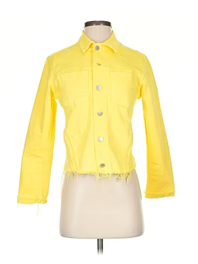Pre-owned L'agence Denim Jacket In Yellow