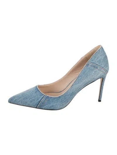 Pre-owned L'agence Denim Pumps In Blue