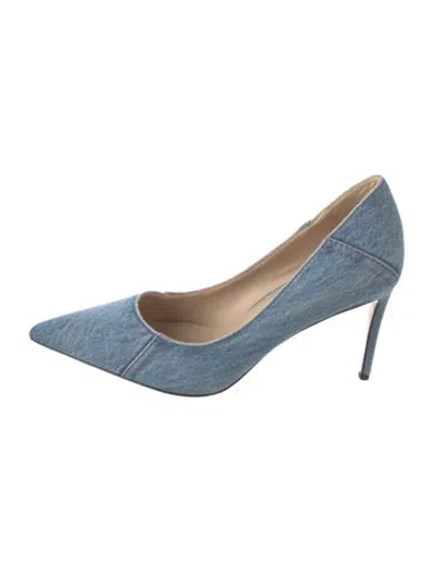 Pre-owned L'agence Denim Pumps In Blue
