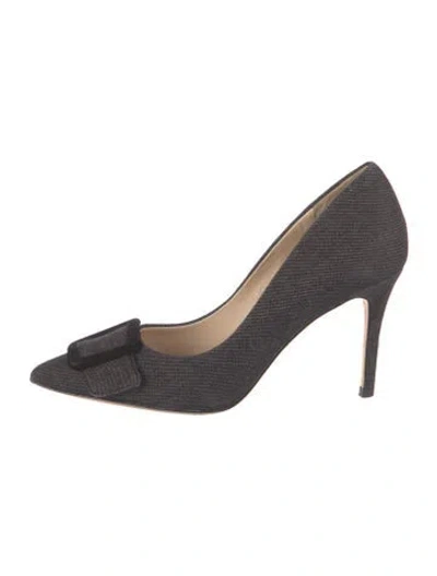 Pre-owned L'agence Denim Pumps In Gray